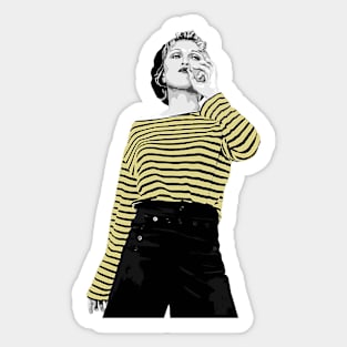 Madonna Vintage Halftones Sticker